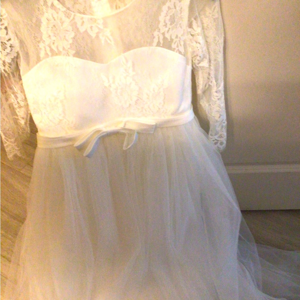 Girls Special Occasion Lace Dress
